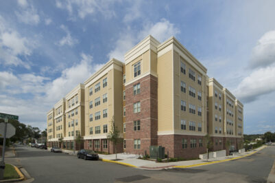 Apartment building exterior